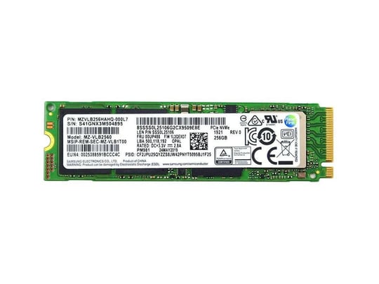 Samsung 256GB NVMe M.2 PCIe Gen 3 x4 2280 - 1850118 #1