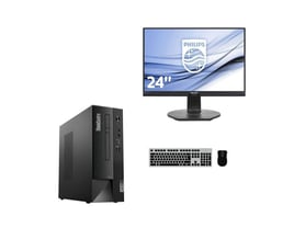 Lenovo ThinkCentre Neo 50s Gen 4 with Keyboard (US-JAP) and Mouse BOXED + Monitor Philips Brilliance 241B7Q