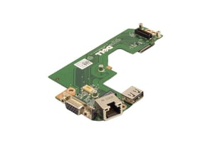 Dell for Latitude E5520, VGA, USB, RJ45 Board (PN: 032PGC) - 2630340