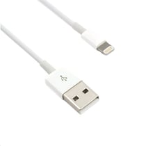 C-Tech USB 2.0 Lightning (IP5) Sync and Charge cable, 1m, White
