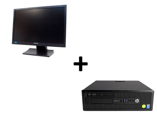 HP EliteDesk 800 G1 SFF + Monitor Samsung SyncMaster S22A450 - 1604098 #1