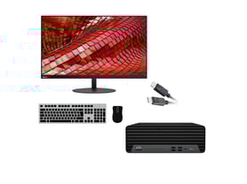 HP ProDesk 400 G7 SFF + Radeon R5 430 2GB (Basic Gamer) + Monitor Lenovo ThinkVision T27i-10 27"