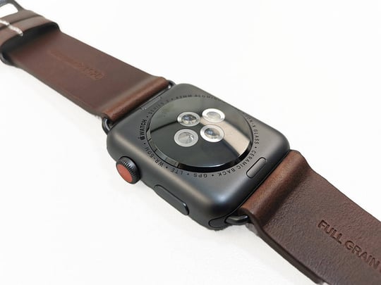 Apple Watch Series 3 42mm Space Grey  Aluminium Case Brown Leather (A1891) - 2350027 #2