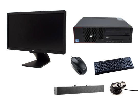 Fujitsu Esprimo E710 SFF + 21,5" HP Z22i Monitor + Webcamera + HP S100 Speaker Bar 2,5W + Billentyűzet és egér - 2070174 #1
