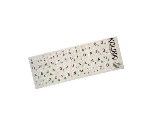 Kolink billentyűmatrica (fehér alapon fekete) (Keyboard Sticker) - 1530006 #1