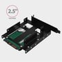 AXAGON RHD-P35, metal frame for 2x 2.5" HDD/SSD and 1x 3.5" HDD in PCI blank - 1610093 thumb #3