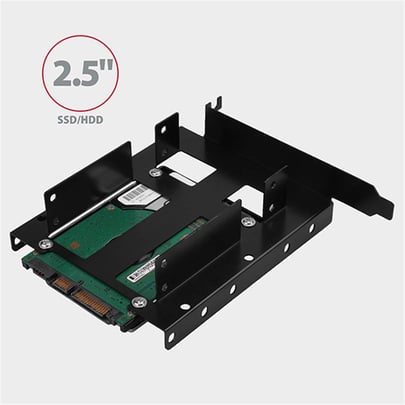 AXAGON RHD-P35, metal frame for 2x 2.5" HDD/SSD and 1x 3.5" HDD in PCI blank - 1610093 #4