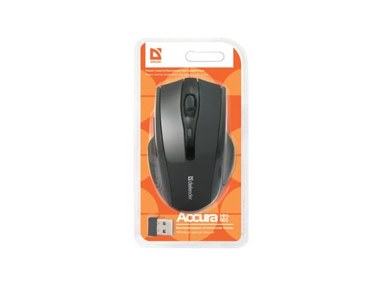 Defender Accura MM-665, 1600DPI, Wireless, Black - 1460114 #3