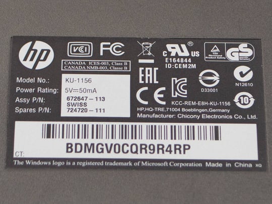 HP EU KU-1156 - 1380105 #3