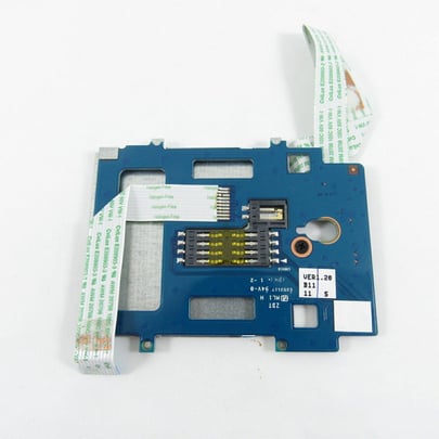 HP for EliteBook 2560p, 2570p, Smart Card Reader Board With Cable (PN: 651363-001) - 2630027 #2