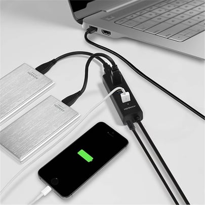 AXAGON HUE-S2BP, 4x USB3.0 Charging Hub 1.2m + AC Adapter - 2000010 #12