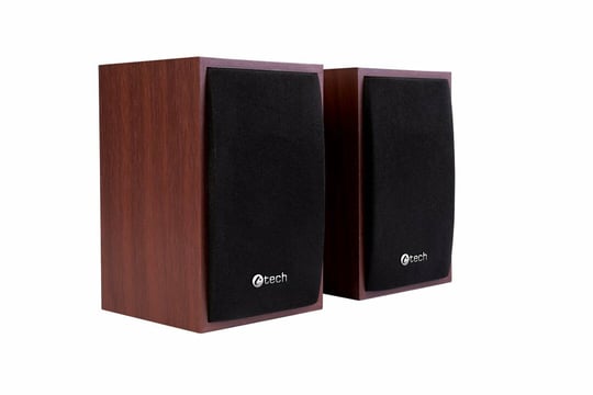 C-Tech SPK-09 Stereo, 4W, Brown - 1840053 #1