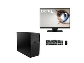 HP Z2 Tower G4 Workstation + Monitor BenQ BL2581T