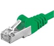 PremiumCord Patch kabel CAT6a S-FTP, RJ45-RJ45, AWG 26/7 5m, Green - 1080015 thumb #1