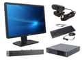 Lenovo Thinkcentre M73 Tiny + 22" Monitor Dell Professional P2213 + Speaker + FullHD Webkamera + Egér és Billentyűzet - 2070213 thumb #0