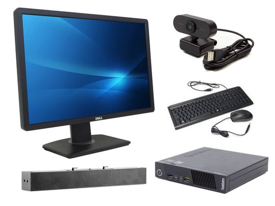 Lenovo Thinkcentre M73 Tiny + 22" Monitor Dell Professional P2213 + Speaker + FullHD Webkamera + Egér és Billentyűzet - 2070213 #1