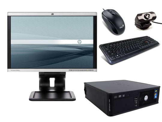 Dell OptiPlex 760 SFF + 19" Monitor HP LA1905wg + Webcamera + Klavesnica a Myš + Windows 10 PRO Inštalácia - 2070201 #1