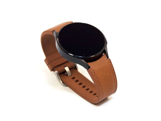 Samsung smartwatch with leather strap deals