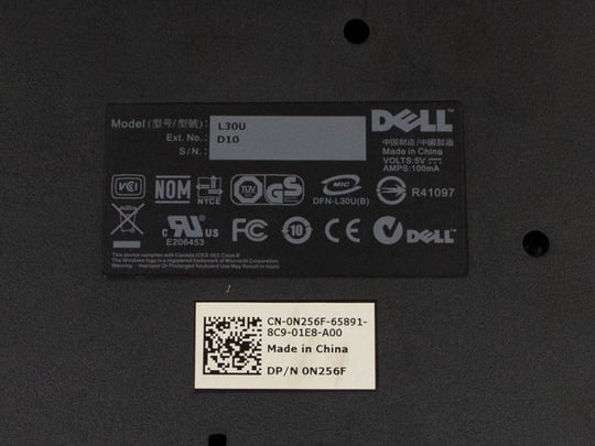 Dell EU L30U (Quality: Bazár) Klávesnica - 1380227 (použitý produkt) #3