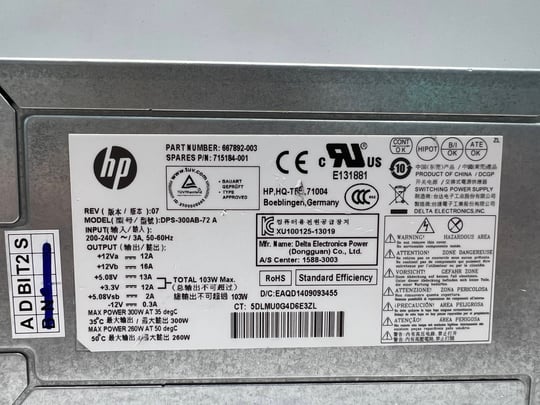 HP for HP Pro 3330 3340 3380 3400 3410 MT - 300W - 1650175 #2