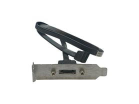 HP for Elite 8000, 8100, 8200, 8300 SFF, SATA to eSATA Cable with Low Profile Bracket (PN: 483944-001, 483946-001) - 2790042