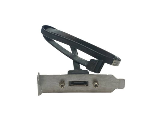HP for Elite 8000, 8100, 8200, 8300 SFF, SATA to eSATA Cable with Low Profile Bracket (PN: 483944-001, 483946-001) - 2790042 #1