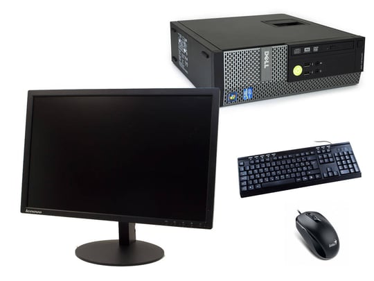 Dell OptiPlex 390 SFF + 22" ThinkVision T2254a + Billentyűzet és Egér + Windows 10 Pro telepítve - 2070180 #1