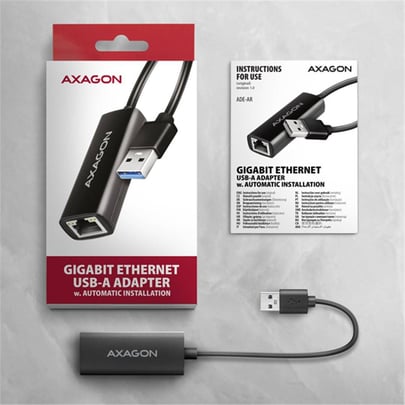 AXAGON ADE-AR, USB-A 3.2 Gen 1, Gigabit Ethernet, Realtek 8153, Auto Instal - 2240003 #6