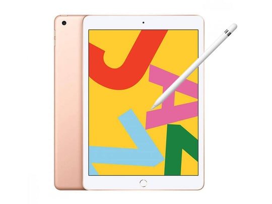 Apple iPad 7 (2019) Gold 32GB + Apple Pencil MK0C2ZM/A Tablet - 1900137 |  furbify