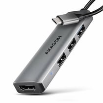 AXAGON HMC-H3A, USB 5Gbps hub, 3x USB-A, HDMI 4k 30Hz, cable USB-C 15cm