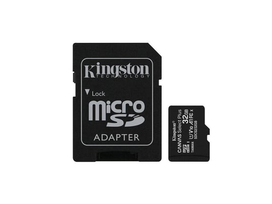 Kingston 32GB microSDHC Kingston Canvas Select Plus A1 CL10 100MB/s + adapter - 1270007 #1