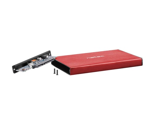 Natec External Box for HDD 2,5" USB 3.0 Rhino Go, Red, NKZ-1279 HDD adapter - 2210013 #3