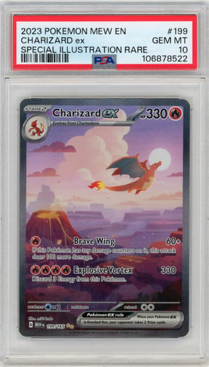 CHARIZARD ex - SPECIAL ILLUSTRATION RARE · PSA GEM MT 10