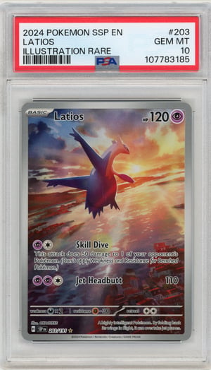 LATIOS - ILLUSTRATION RARE · PSA GEM MT 10