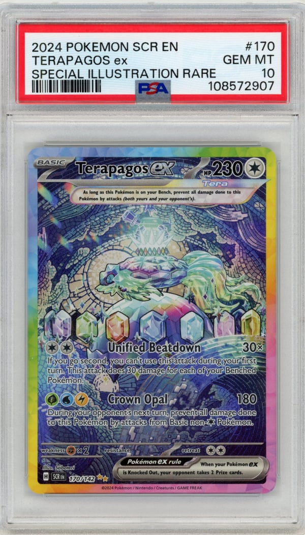 TERAPAGOS ex - SPECIAL ILLUSTRATION RARE · PSA GEM MT 10