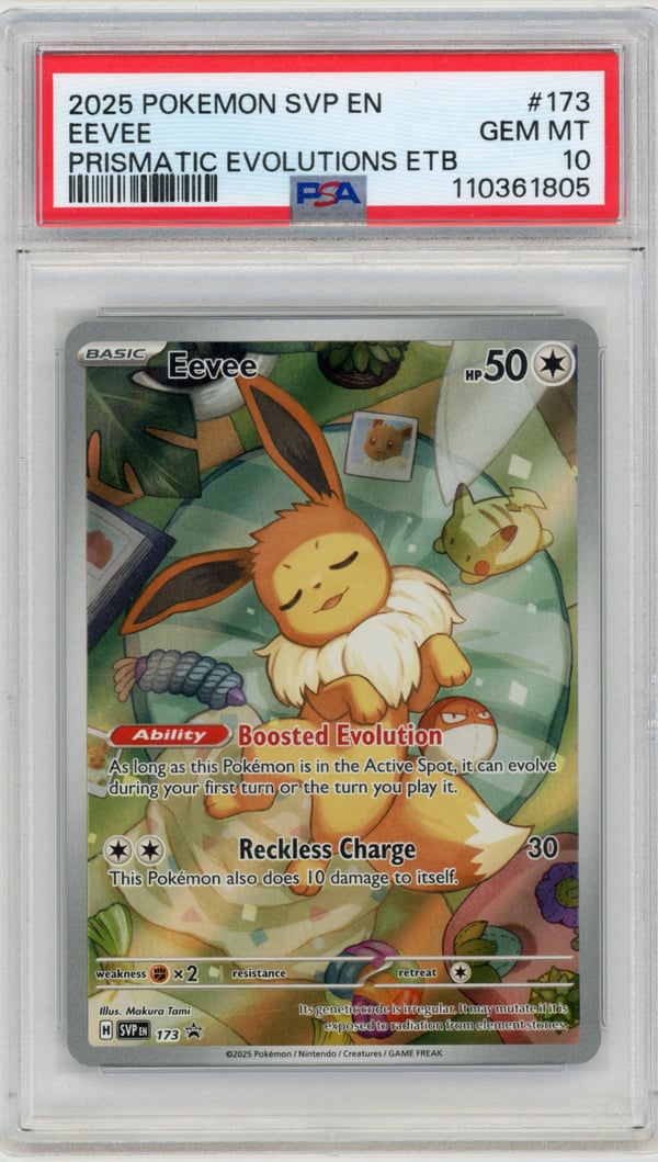 EEVEE - PRISMATIC EVOLUTIONS ETB · PSA GEM MT 10