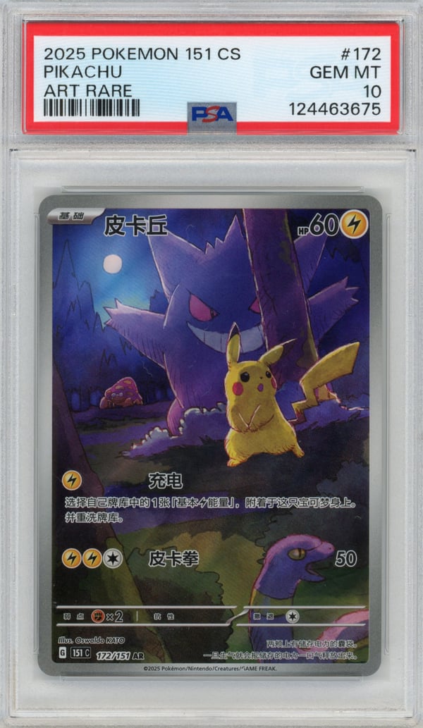 PIKACHU - ART RARE