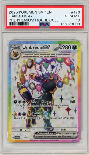 UMBREON ex - PRE PREMIUM FIGURE COLL · PSA GEM MT 10