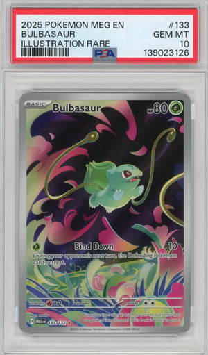 BULBASAUR - ILLUSTRATION RARE · PSA GEM MT 10