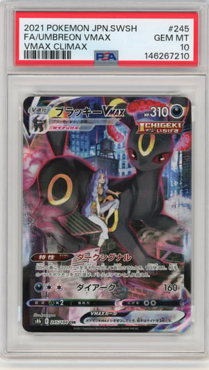 FA/UMBREON VMAX - VMAX CLIMAX · PSA GEM MT 10