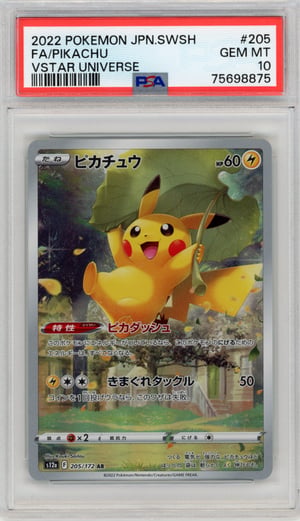 FA/PIKACHU - VSTAR UNIVERSE · PSA GEM MT 10