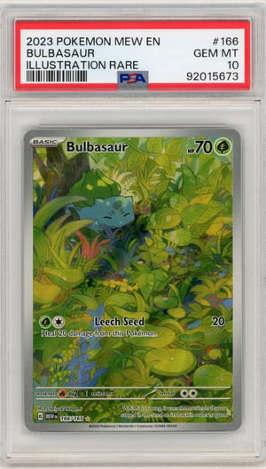 BULBASAUR - ILLUSTRATION RARE · PSA GEM MT 10