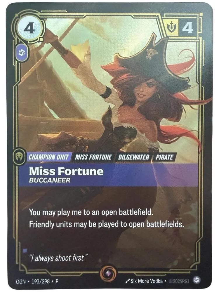 Miss Fortune, Buccaneer (Regional Qualifier Houston Participation Promo)