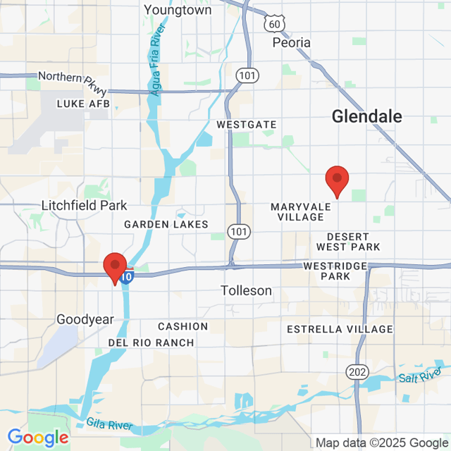 Sam's Club to Mega Furniture - West Phoenix