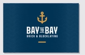 Bay to Bay Brick & Blocklaying logo || "logo"