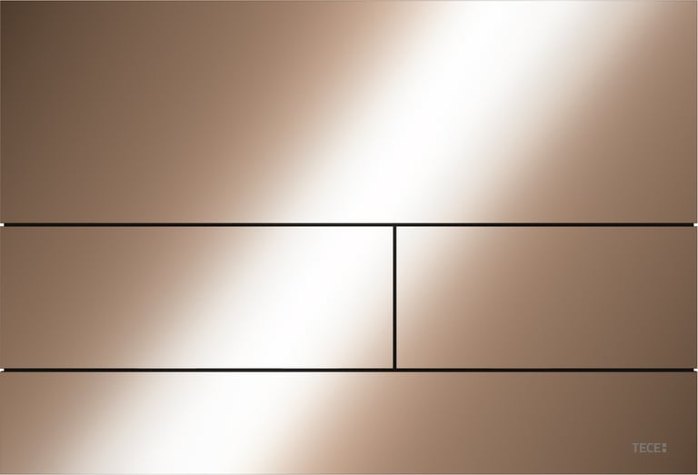 TECEsquare Metal Polished Red Gold Optic - PVD image