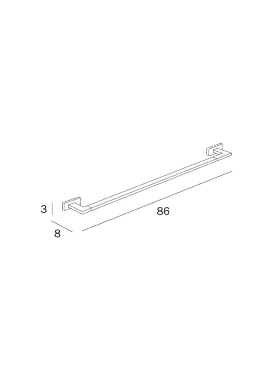 Lea Towel rail 80cm image