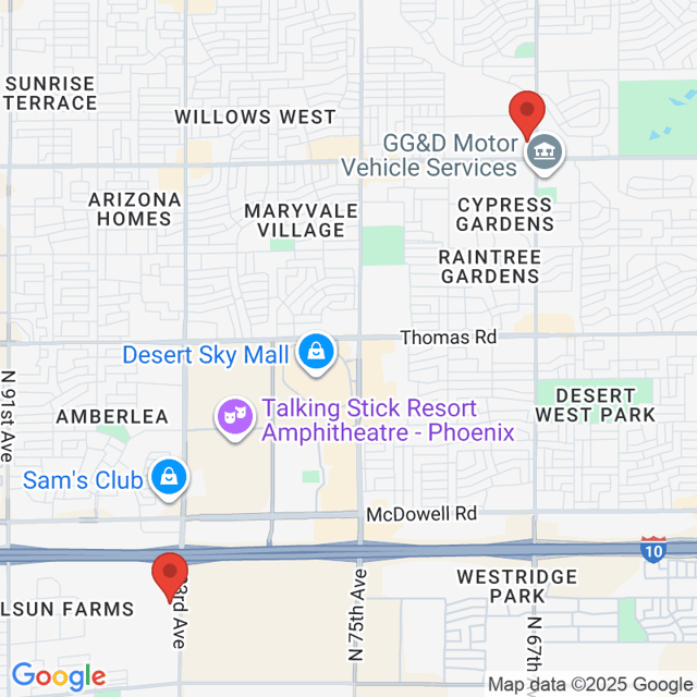 Love's Travel Stop to Mega Furniture - West Phoenix
