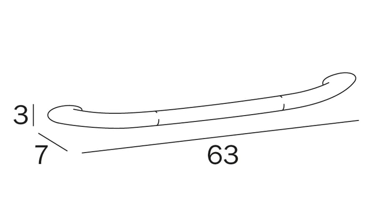 Ego Grab bar - Towel holder 60cm (120kg) image