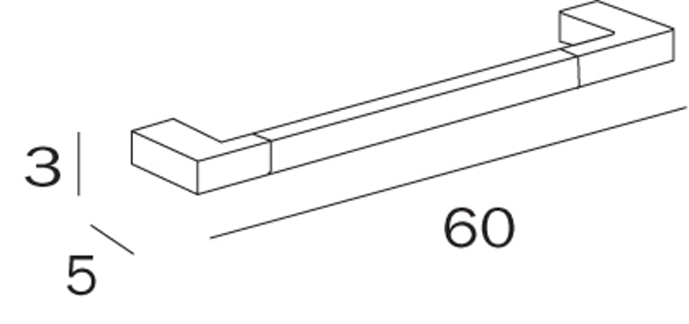 Lea Grab bar 150kg 60cm image